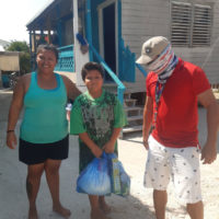 Hand of Love Food Drive Caye Caulker