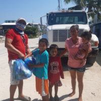 Hand of Love Food Drive Caye Caulker