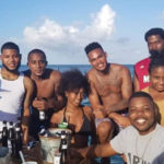 Local Belizeans vactioning at home enjoying the Split at The Lazy Lizard Bar & Grill